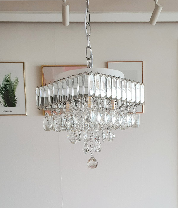 투나 4등 크리스탈식탁등 LED식탁등