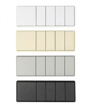 W 파츠 스위치_3구 5회로 (3로 선택 가능)